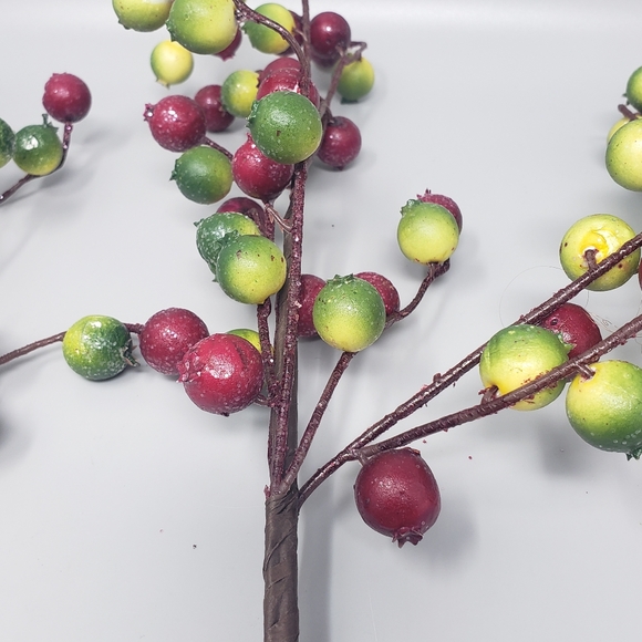 Set Of 4 Crabapple Berry Pick (Artificial) - Picture 4 of 9